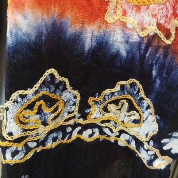 💕LF RAJ IMPORTS💕 Morrocan Tie-Dye Pattern Scarf - Picture 6 of 8